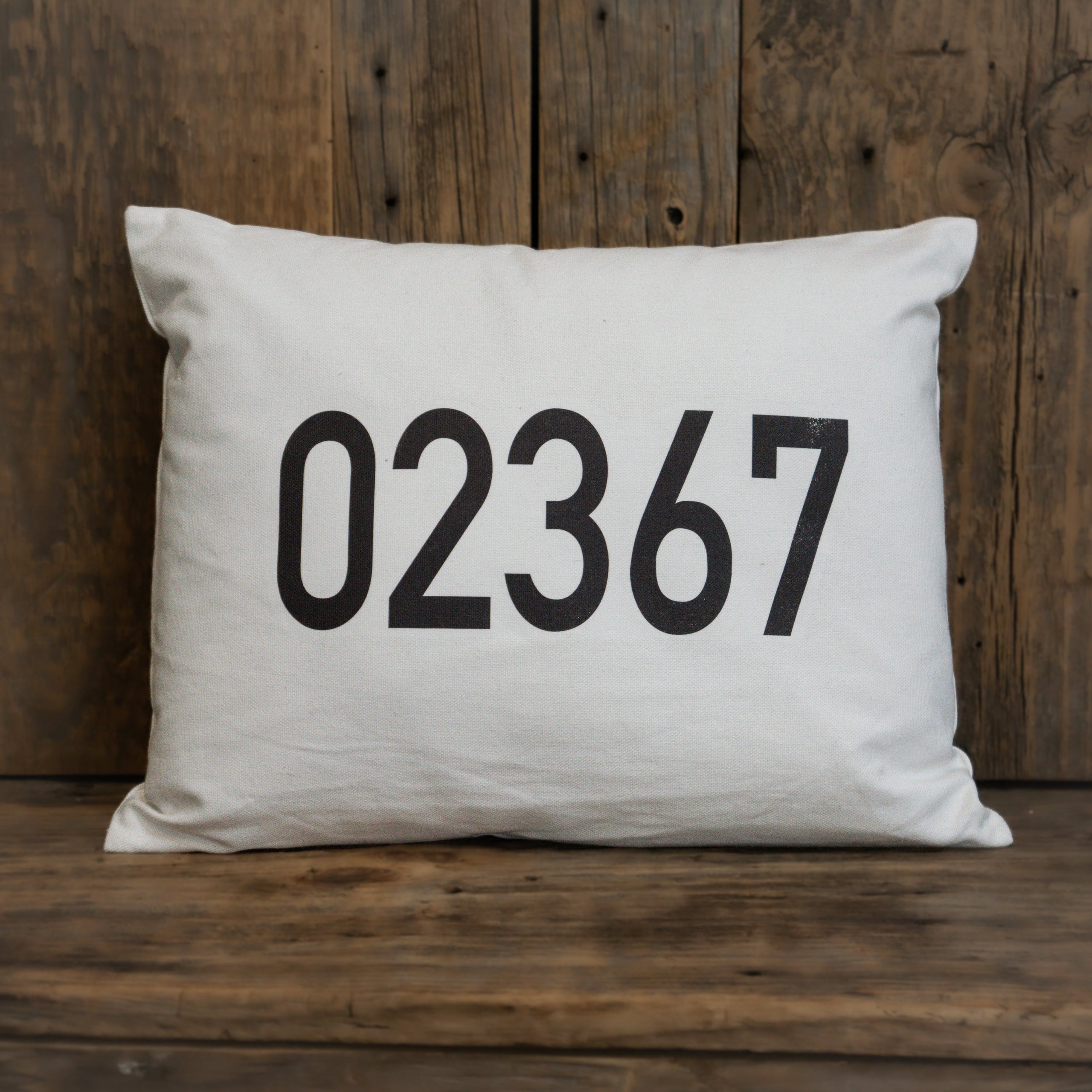 Pillows with zip codes sales