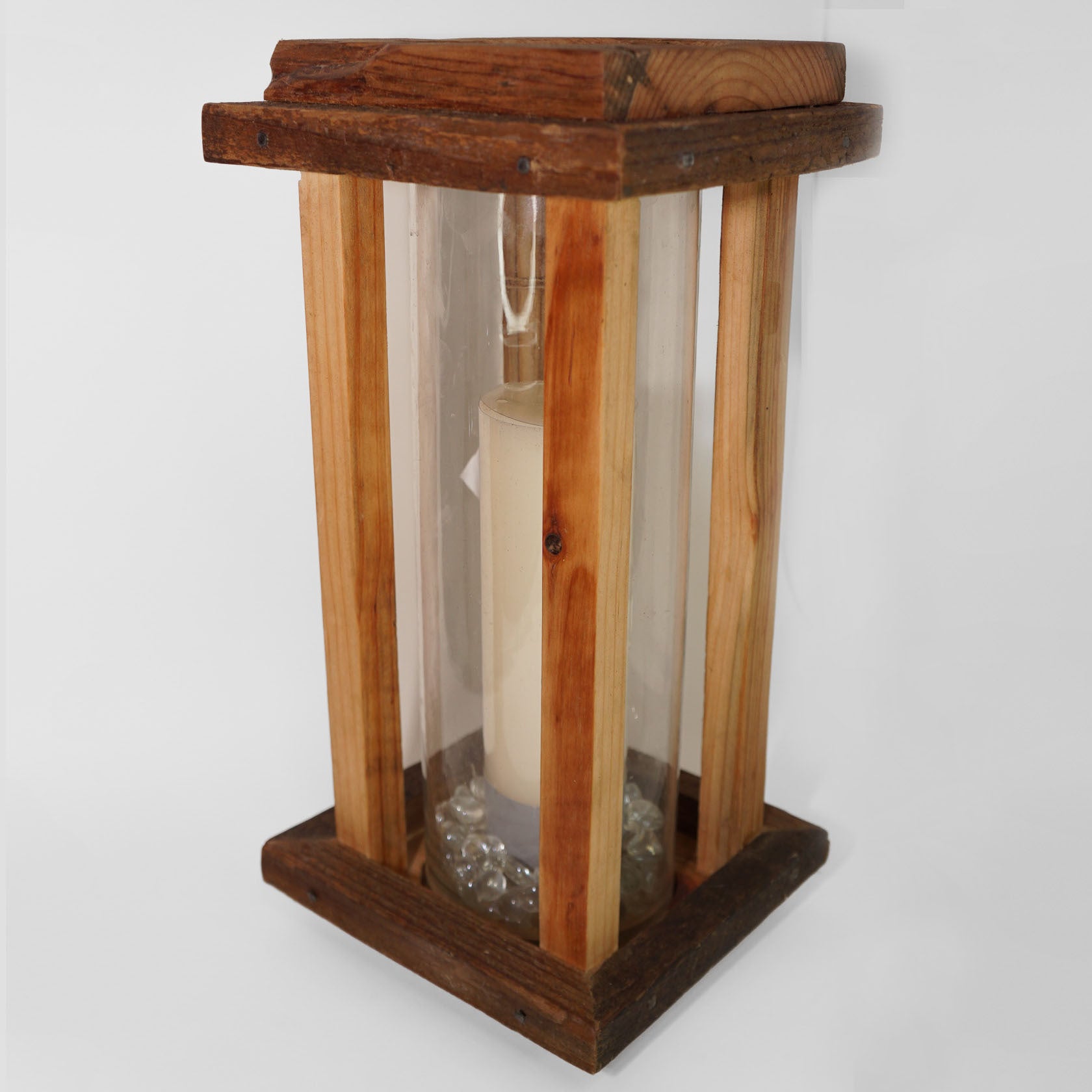 Large Pillar Candle Lantern by 1770 Mayflower Mercantile